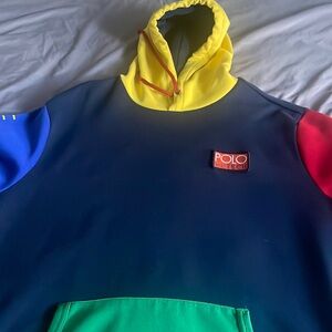 Hi Tech Color blocked hoodie